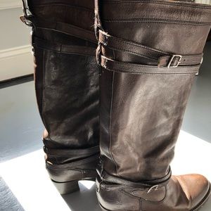 Frye brown leather boots size 8.5